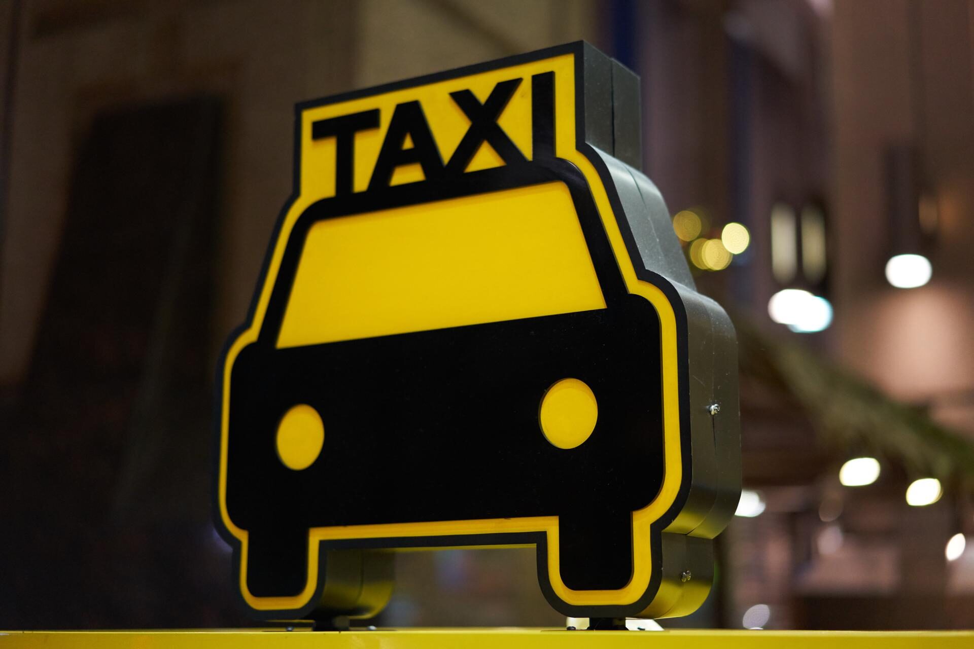 Letrero de taxi